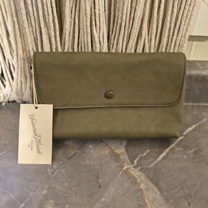 Universal Thread Olive Green Fold-Over Clutch Belt Bag